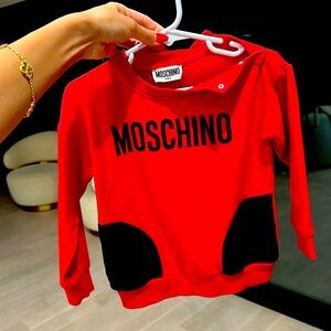 Authentic moschino sweatshirt kids